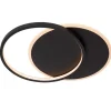 Plafonnières<Lucide Plafonniere Axelle Zwart - LED - 39x30 cm