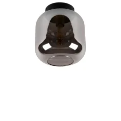 Plafonnières<Lucide Plafonniere Joanet Zwart - E27 - Ø 25 cm