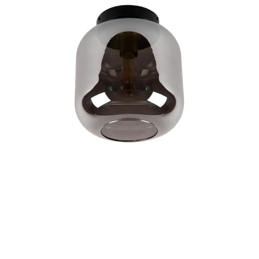 Plafonnières<Lucide Plafonniere Joanet Zwart - E27 - Ø 25 cm