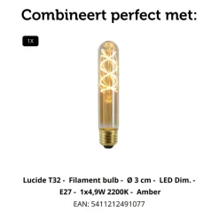 Plafonnières<Lucide Plafonniere Joanet Zwart - E27 - Ø 25 cm