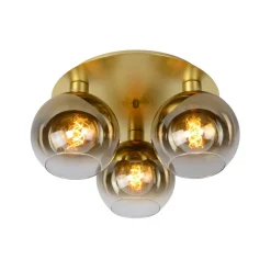 Plafonnières<Lucide Plafonniere Marius Goud - 3 x E27 - Ø 55 cm
