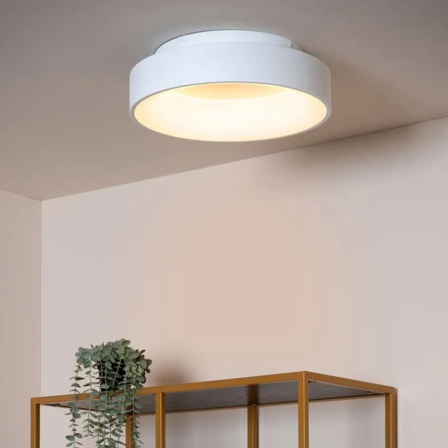 Plafonnières<Lucide Plafonniere Mirage Wit - LED - Ø 38 cm