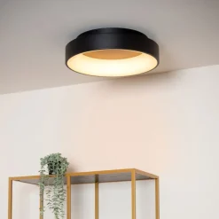 Plafonnières<Lucide Plafonniere Mirage Zwart - LED - Ø 38 cm