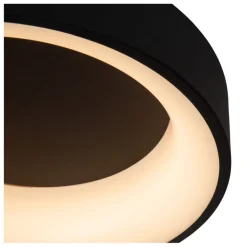 Plafonnières<Lucide Plafonniere Mirage Zwart - LED - Ø 38 cm