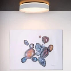 Plafonnières<Lucide Plafonniere Nuria Wit - LED - Ø 40 cm