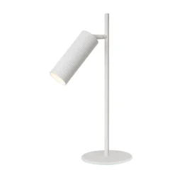 Bureaulampen|Tafellampen<Lucide Tafellamp Clubs Wit - GU10 - 42 cm hoog
