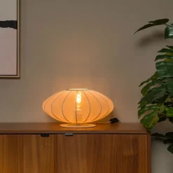 Tafellampen<Lucide Tafellamp Corina Beige - E27 - Ø 40 cm