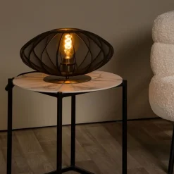 Tafellampen<Lucide Tafellamp Corina Zwart - E27 - Ø 40 cm