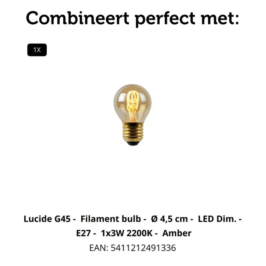 Tafellampen<Lucide Tafellamp Fungo Roze - E27 - 28 cm hoog