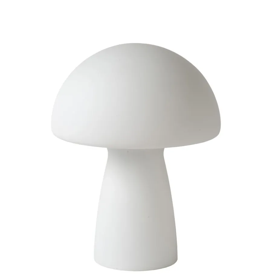 Tafellampen<Lucide Tafellamp Fungo Wit - E27 - 28 cm hoog