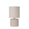 Tafellampen<Lucide Tafellamp Greasby Beige - E14 - 26 cm hoog
