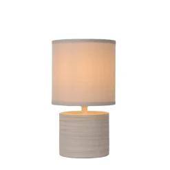 Tafellampen<Lucide Tafellamp Greasby Beige - E14 - 26 cm hoog