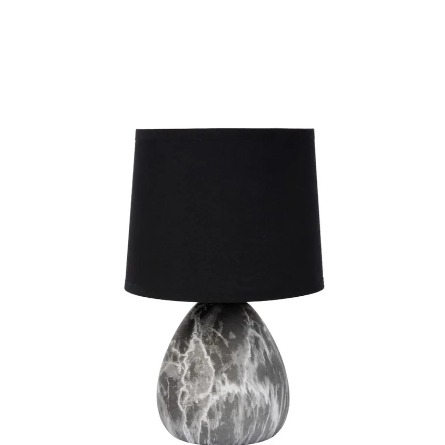 Tafellampen<Lucide Tafellamp Marmo Zwart - E14 - 26 cm hoog