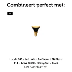 Tafellampen<Lucide Tafellamp Momoro Wit - 30 cm hoog