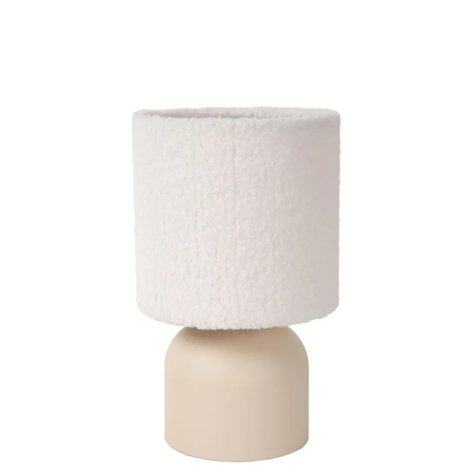 Tafellampen<Lucide Tafellamp Woolly Beige - E14 - 28 cm hoog