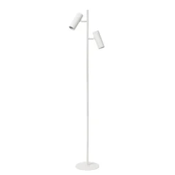Vloerlampen<Lucide Vloerlamp Clubs Wit - 2 x GU10 - 140 cm hoog