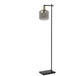 Vloerlampen<Lucide Vloerlamp Joanet Zwart - E27 - 150 cm hoog