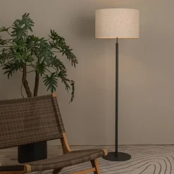 Vloerlampen<Lucide Vloerlamp Maya Beige - E27 - 150 cm hoog
