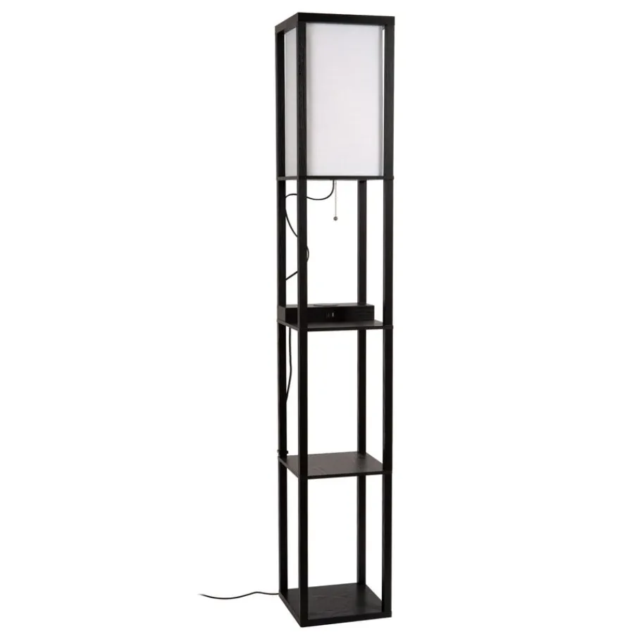 Vloerlampen<Lucide Vloerlamp Menno Zwart - E27 - 163 cm hoog