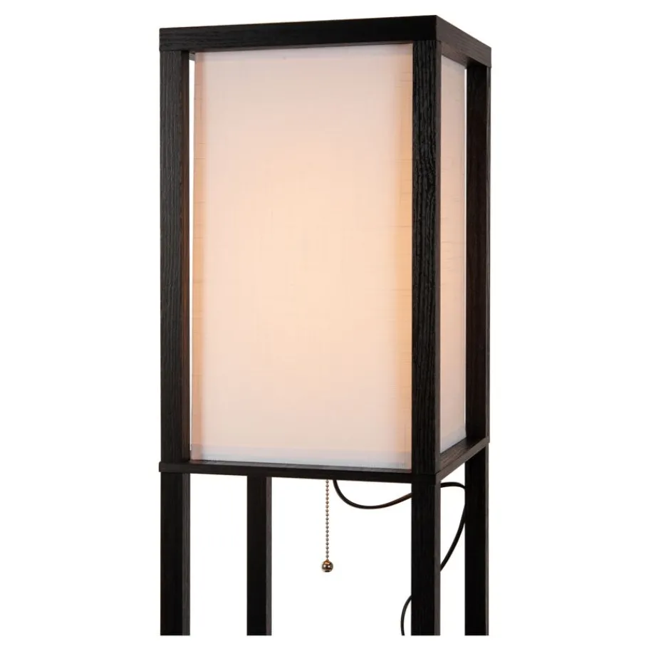 Vloerlampen<Lucide Vloerlamp Menno Zwart - E27 - 163 cm hoog