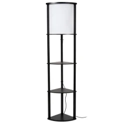 Vloerlampen<Lucide Vloerlamp Menno Zwart - E27 - 163 cm hoog