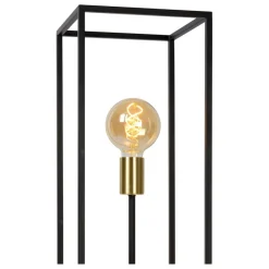 Vloerlampen<Lucide Vloerlamp Ruben Zwart - 3 x E27 - 120 cm hoog