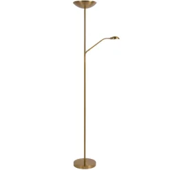 Vloerlampen<Lucide Vloerlamp Zenith Goud - LED - 180 cm hoog