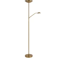 Vloerlampen<Lucide Vloerlamp Zenith Goud - LED - 180 cm hoog