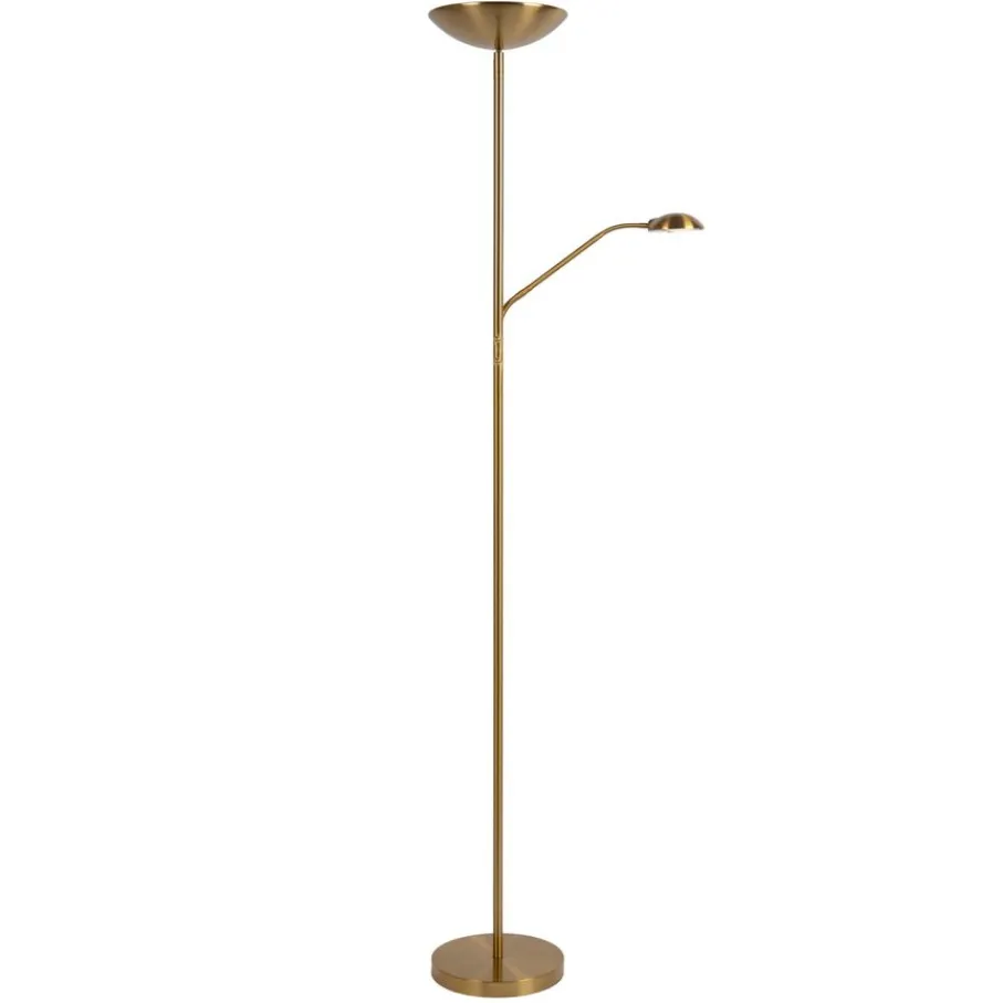 Vloerlampen<Lucide Vloerlamp Zenith Goud - LED - 180 cm hoog