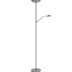 Vloerlampen<Lucide Vloerlamp Zenith Zilver - LED - 180 cm hoog