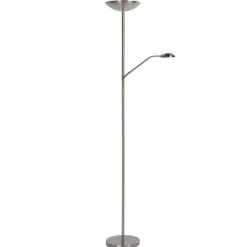 Vloerlampen<Lucide Vloerlamp Zenith Zilver - LED - 180 cm hoog
