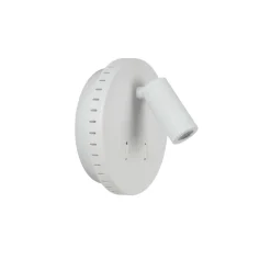 Wandlampen<Lucide Wandlamp Bentjer Wit - LED - Ø 14 cm