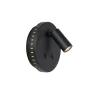 Wandlampen<Lucide Wandlamp Bentjer Zwart - LED - Ø 14 cm