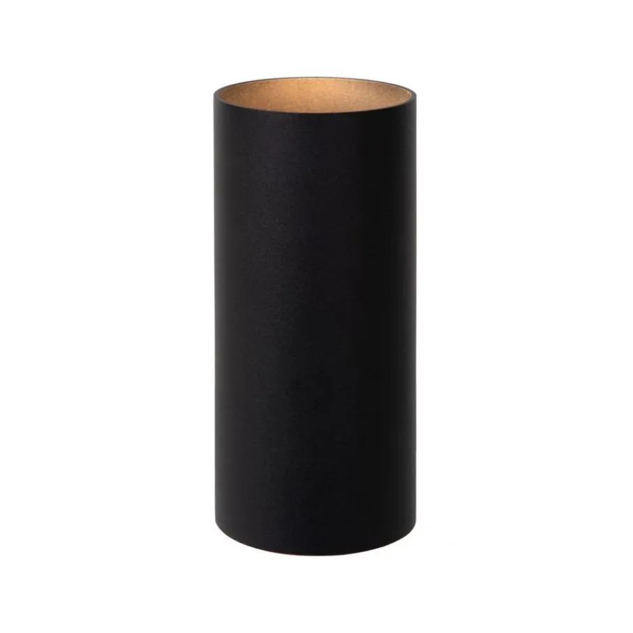 Wandlampen<Lucide Wandlamp Bondi Zwart - GU10 - 18 cm hoog