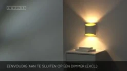 Wandlampen<Lucide Wandlamp Diletta Wit - G9 - 18 cm hoog