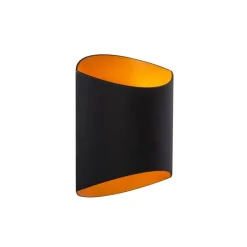 Wandlampen<Lucide Wandlamp Diletta Zwart - G9 - 18 cm hoog