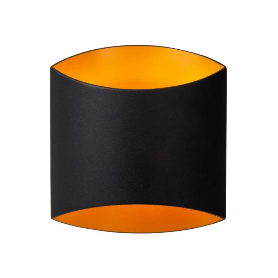 Wandlampen<Lucide Wandlamp Diletta Zwart - G9 - 18 cm hoog