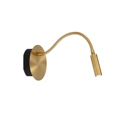 Wandlampen<Lucide Wandlamp Jolijn Goud - LED - Ø 11 cm