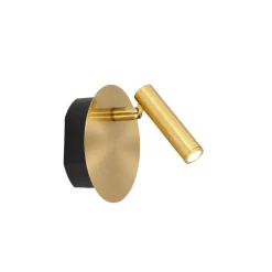 Wandlampen<Lucide Wandlamp Jolijn Goud - LED - Ø 11 cm