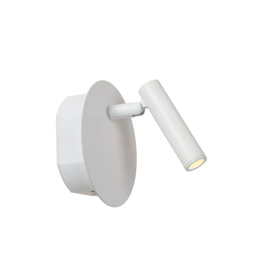 Wandlampen<Lucide Wandlamp Jolijn Wit - LED - Ø 11 cm
