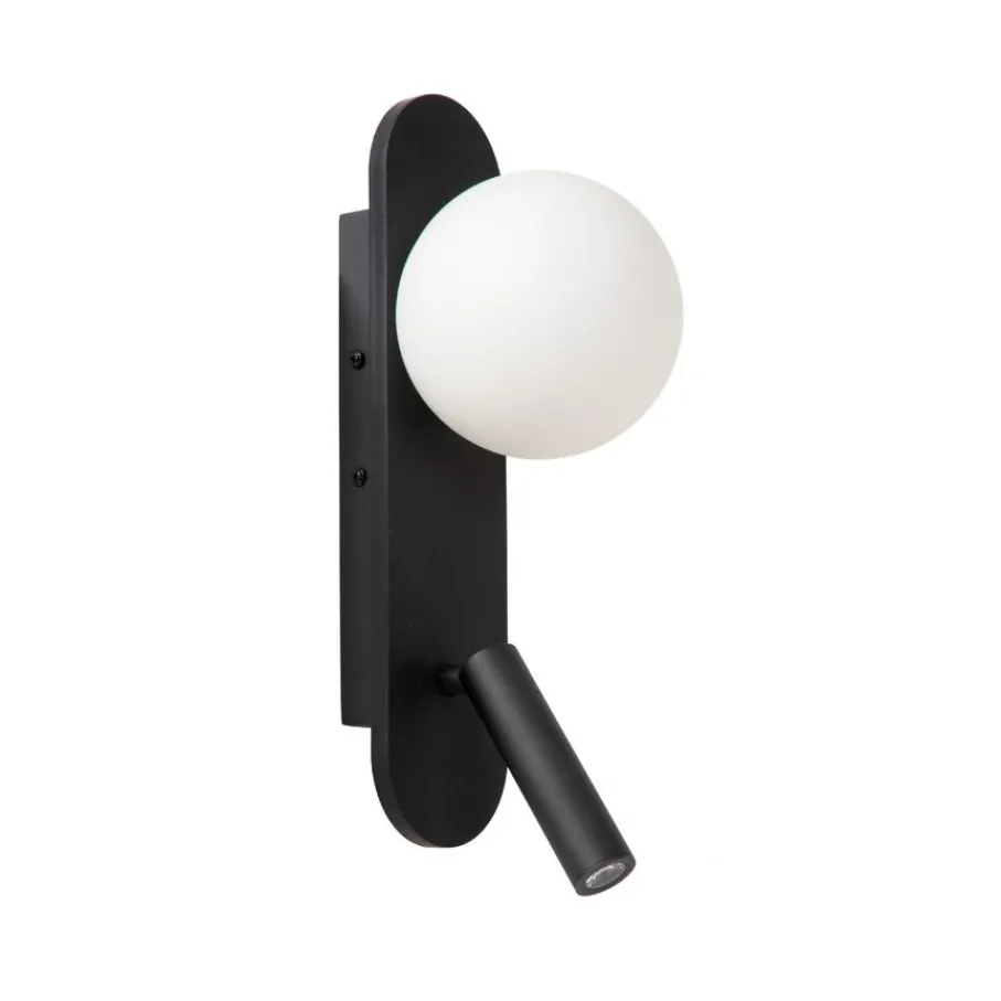 Wandlampen<Lucide Wandlamp Kelly Zwart - LED - 32 cm hoog
