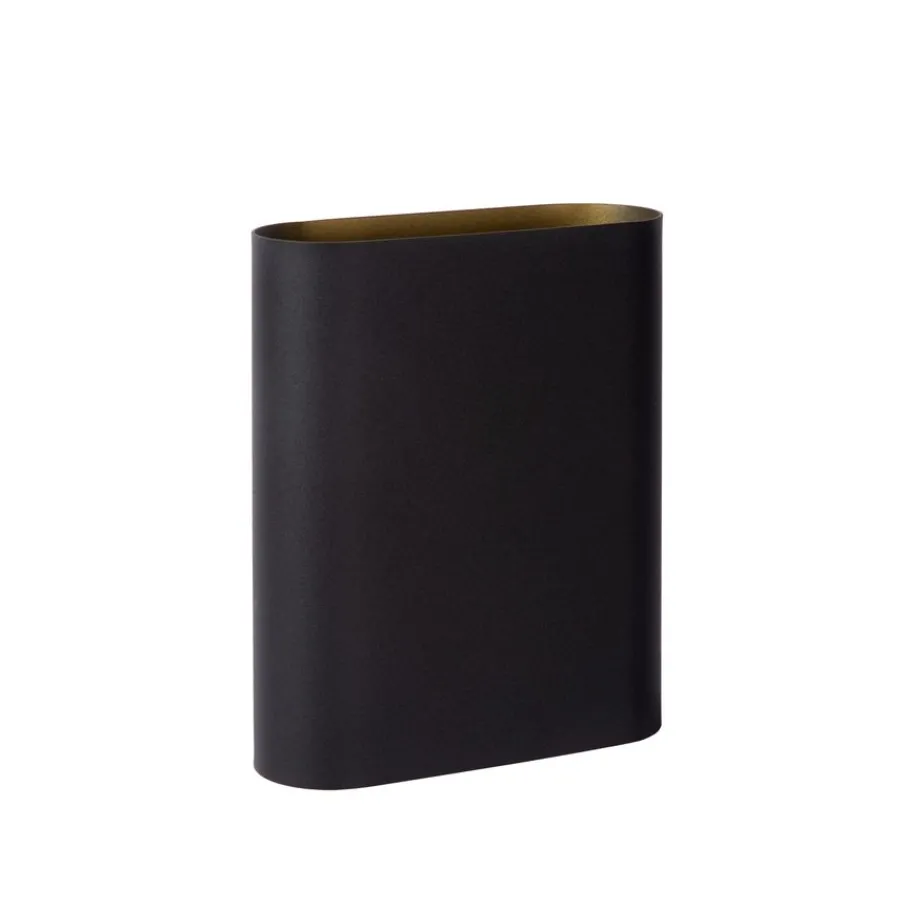Wandlampen<Lucide Wandlamp Ovalis Zwart - 2 x E14 - 20 cm hoog
