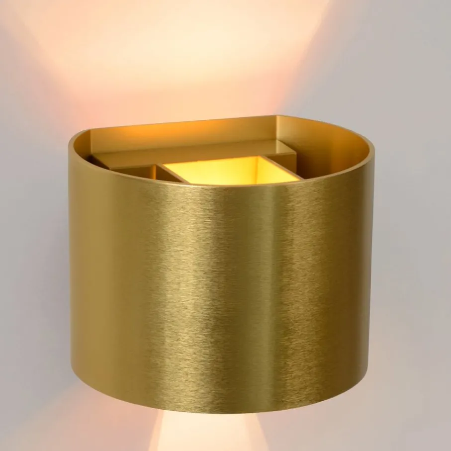 Wandlampen<Lucide Wandlamp Xio Goud - G9 - 11x13 cm