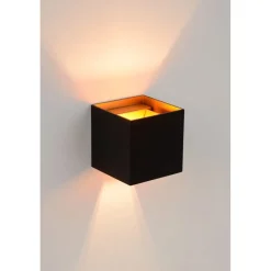 Wandlampen<Lucide Wandlamp Xio Zwart - G9 - 10x10 cm