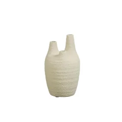 Vazen & Potten<Mica Decorations Tulpenvaas Canti Crème - 23 cm hoog