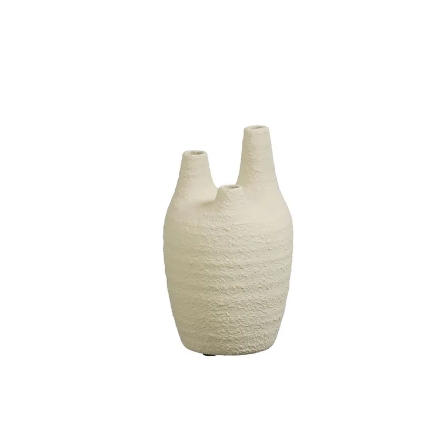 Vazen & Potten<Mica Decorations Tulpenvaas Canti Crème - 23 cm hoog