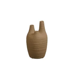 Vazen & Potten<Mica Decorations Tulpenvaas Canti Bruin - 23 cm hoog