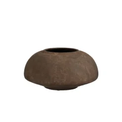Vazen & Potten<Mica Decorations Vaas Ares Donkerbruin - Ø 35 cm