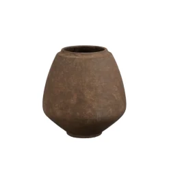 Vazen & Potten<Mica Decorations Vaas Ares Donkerbruin - Ø 31 cm