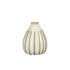 Vazen & Potten<Mica Decorations Vaas Babette Crème - 16 cm hoog